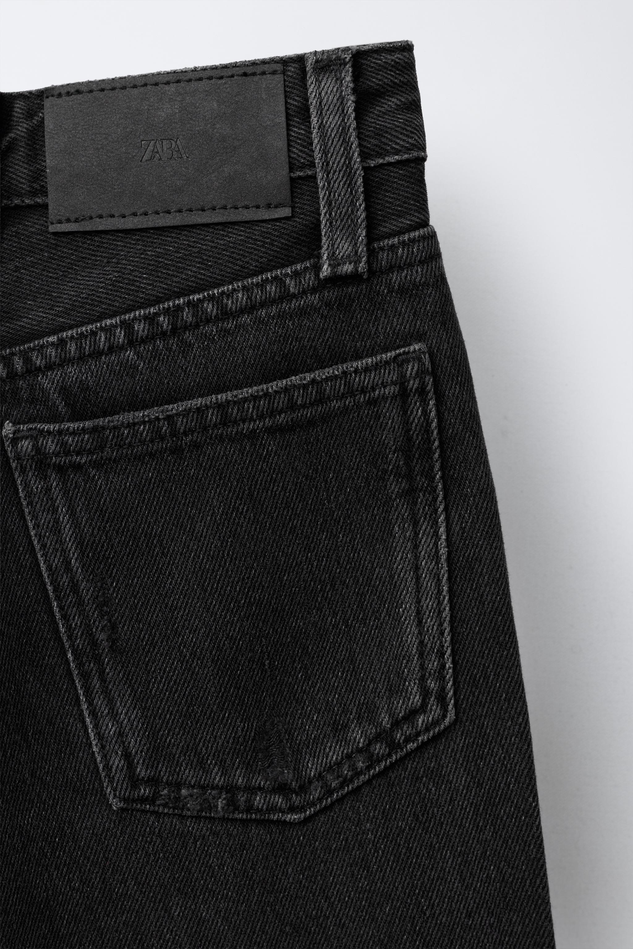 RIPPED WIDE LEG JEANS